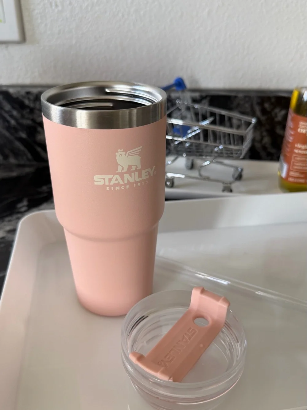 Stanley Blush Pink Insulated Straw Tumbler
